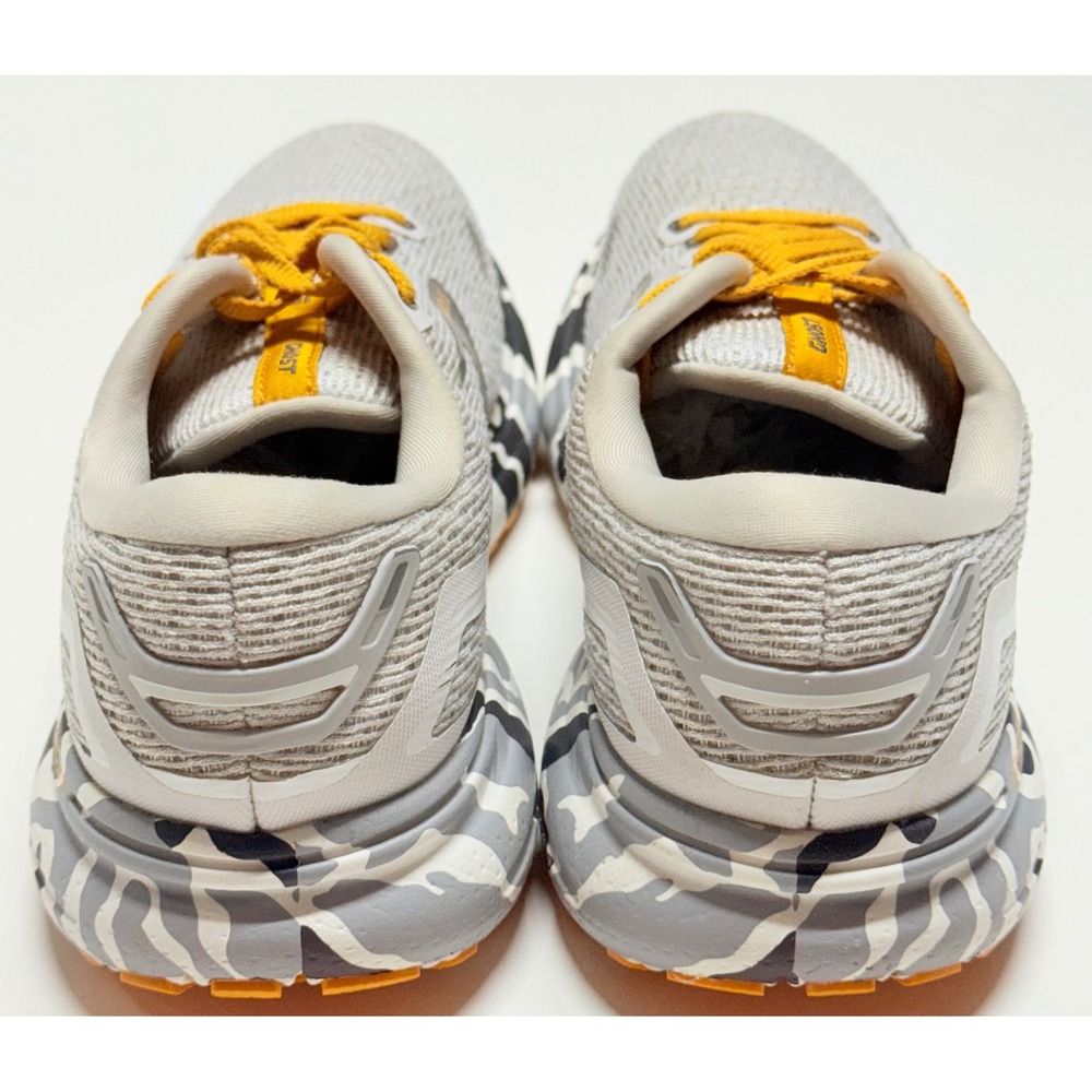 Brooks Ghost 15 Womens Running Shoes 8 Grey Orange Camo 1203801B110 Neutral - Picture 5 of 6